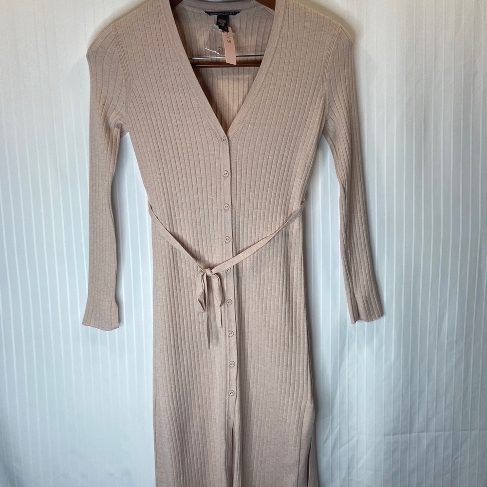 Victoria’s Secret Duster Cardigan Blush Pink Small